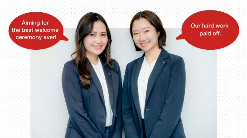 Nodoka Okamoto (left), Hana Okano (right)
Talent Management Department, Nomura Securities